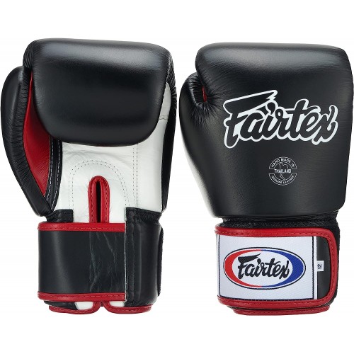 Перчатки боксерские Fairtex  (BGV-1 Black-White-Red)
